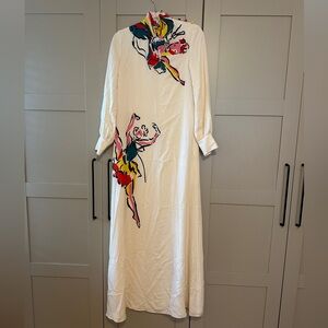 Incredible Tory Burch Runway 2017 Silk Coralie Dress